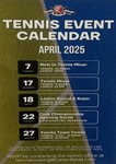 april 2025 tennis event calendar